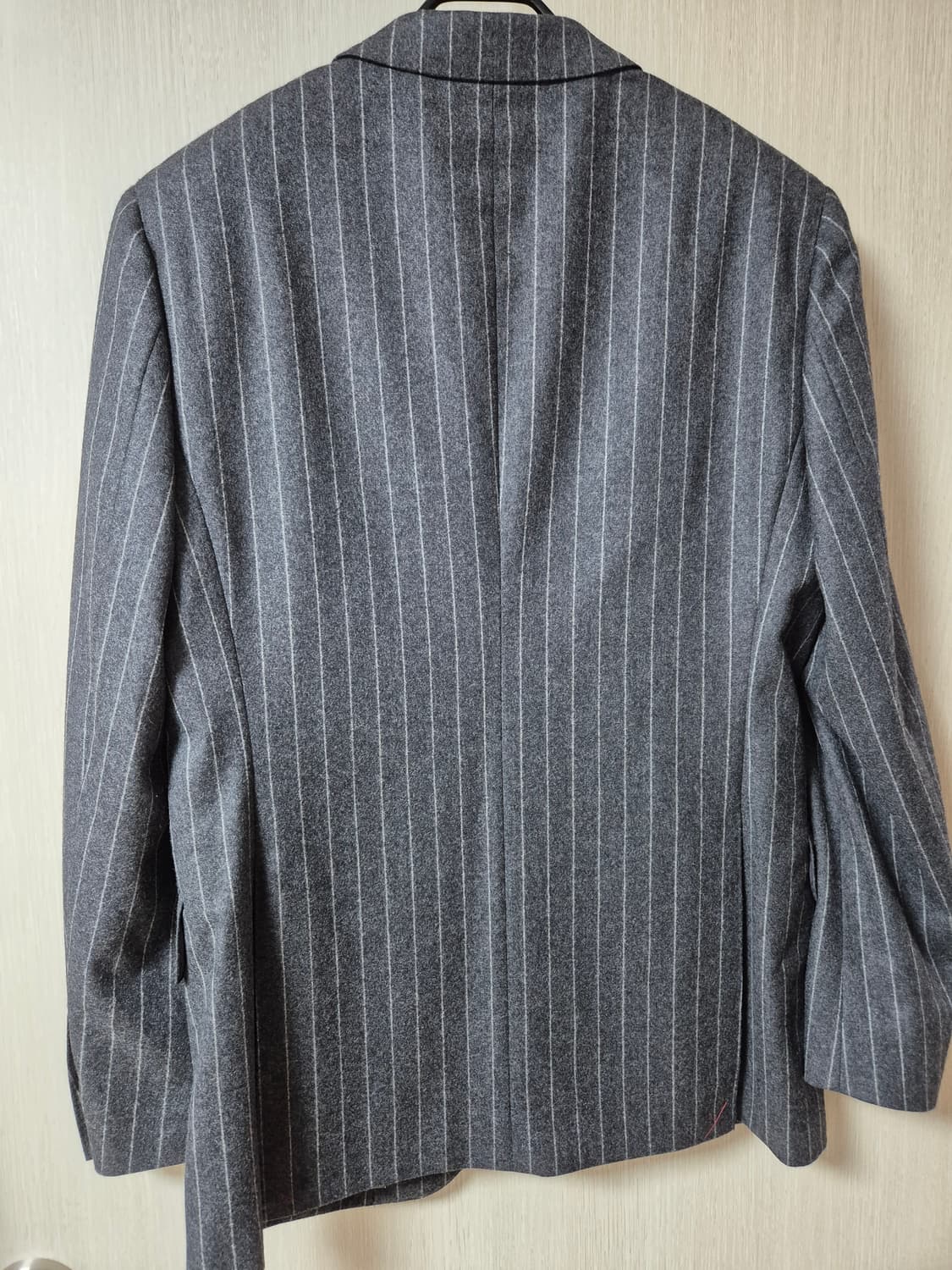 반하트/이태리 까노니꼬 플란넬 울 스트라이프 수트 블레이져 자켓/100 상품이미지3