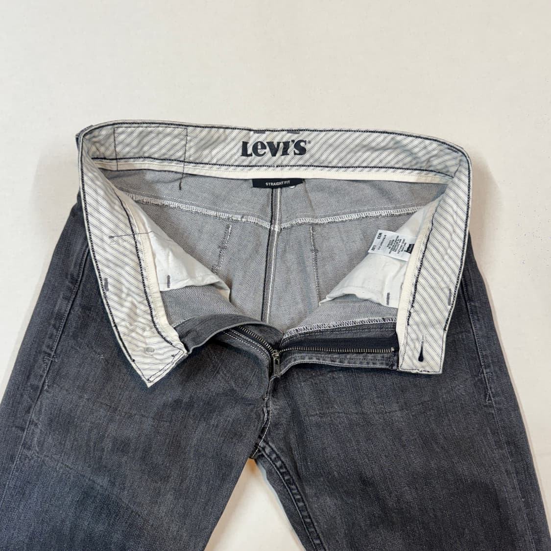 33inch) 리바이스 그레이 스트레이트 데님 청바지 상품이미지7