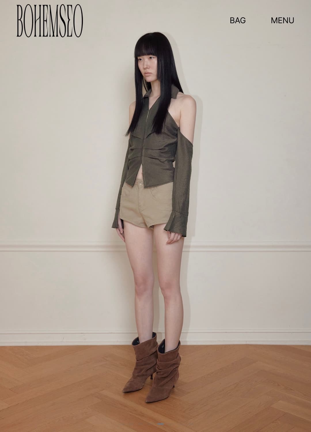 보헤미안서울 26SS 더블포켓쇼츠 M/새상품 상품이미지5