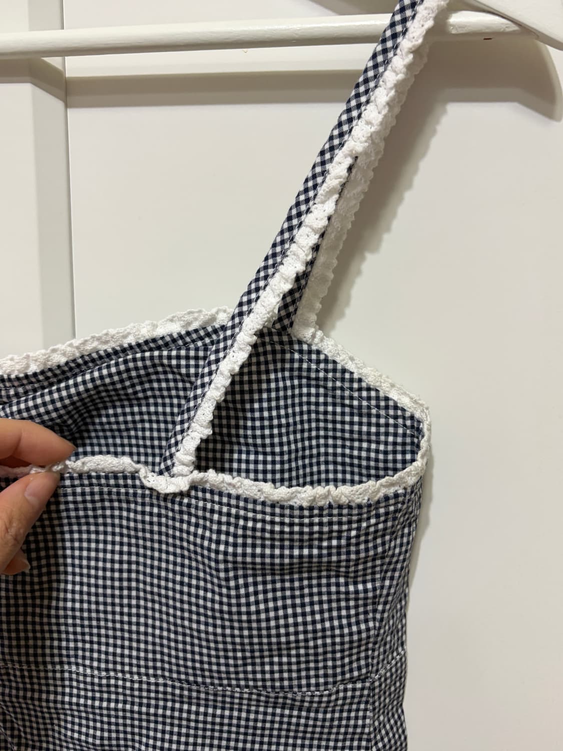 브랜디멜빌 블랙 체크탑  상품이미지4