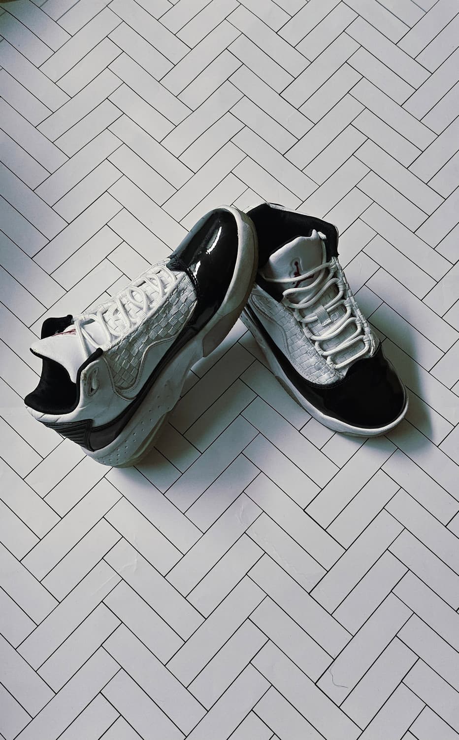 (정품)조던 맥스 아우라 2 GS 화이트 짐레드 (24.5cm) 상품이미지7