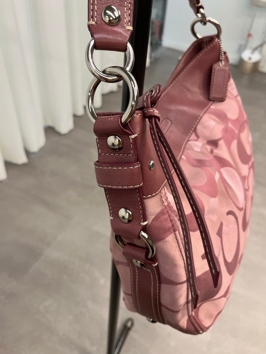 Coach Big Move Pink Bag 상품이미지5