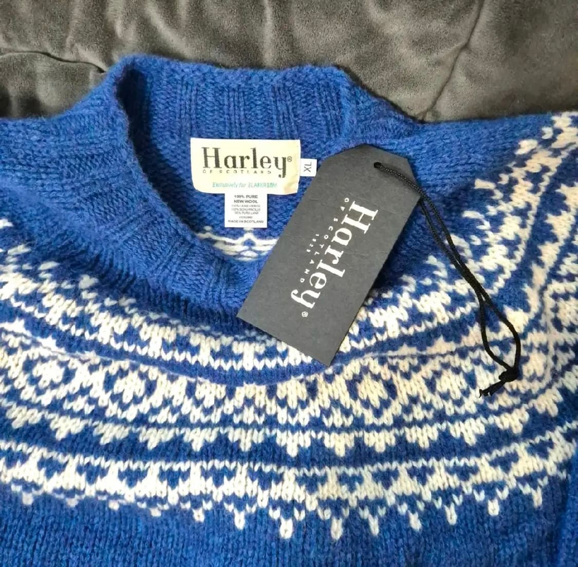 [XL] 할리오브스코틀랜드 블랭크룸 yoke 스웨터 상품이미지2