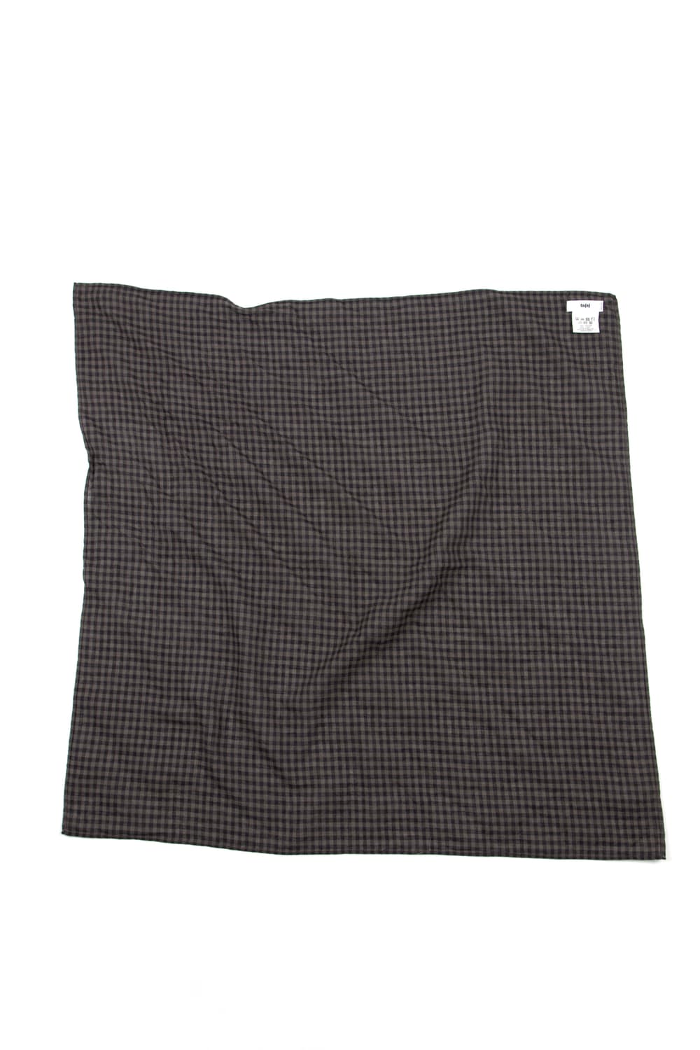 ts(s) 코튼 린넨 체크 스카프 상품이미지4