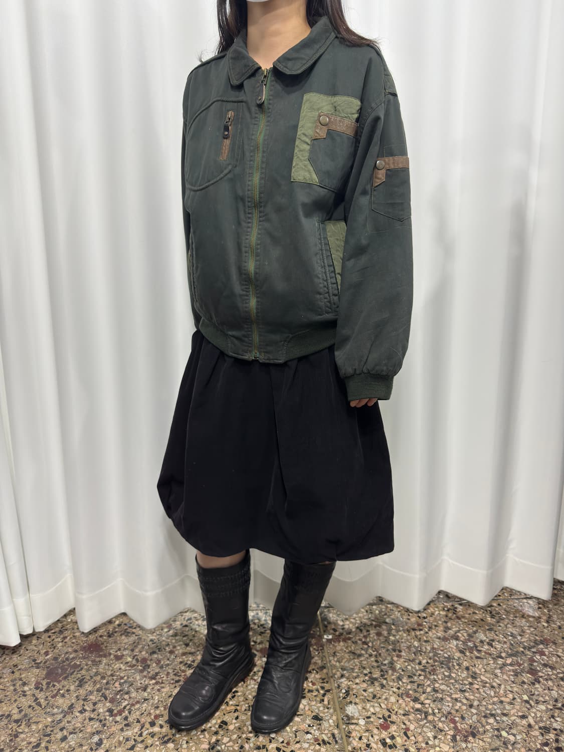 corduroy midi skirt 상품이미지3