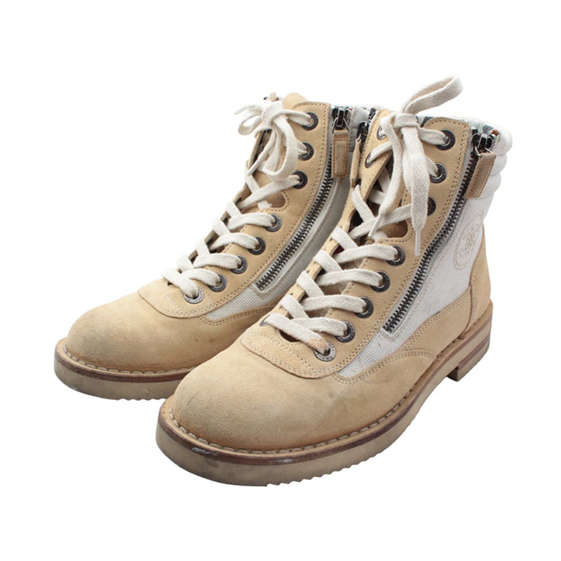 샤넬 베이지 워커 부츠 36 1/2 상품이미지1