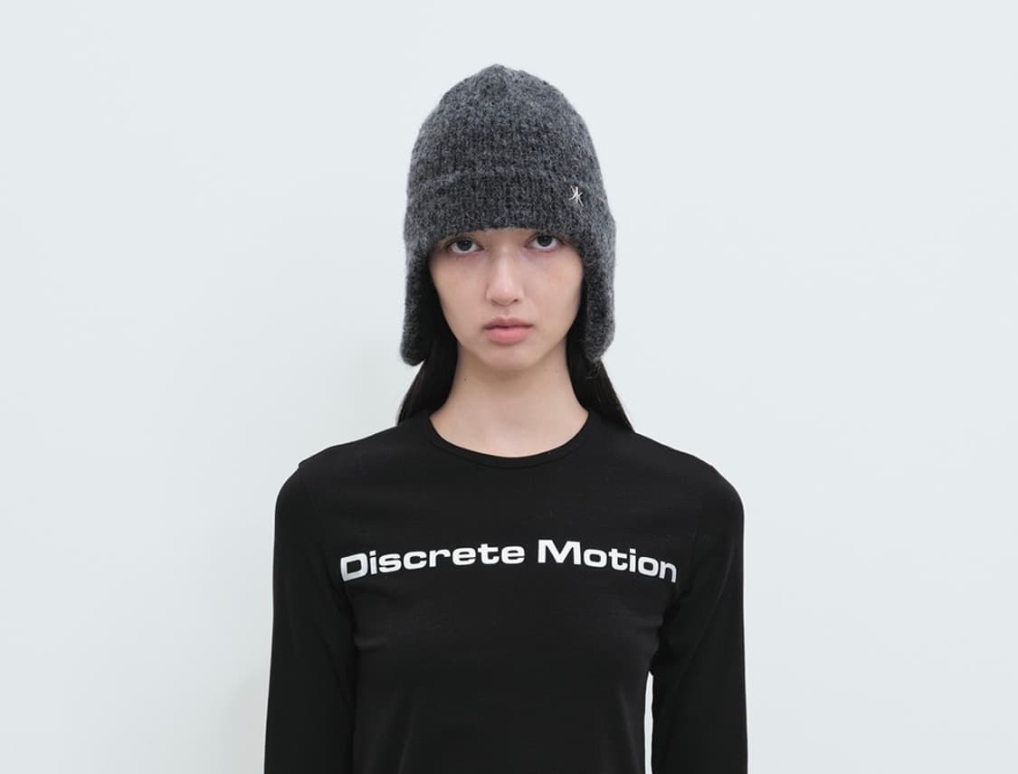 [YUNSE] TROOPER HAT - CHARCOAL 상품이미지3