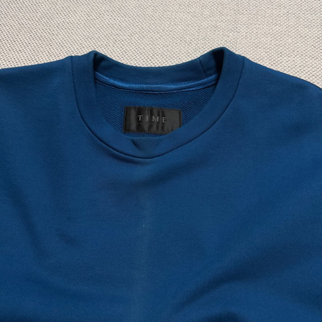 TIME 타임옴므 20s 나일론 배색 맨투맨 상품이미지2