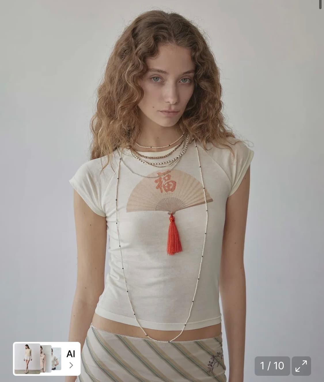 스컬프터 Zen Tassel Tee Butter 상품이미지1