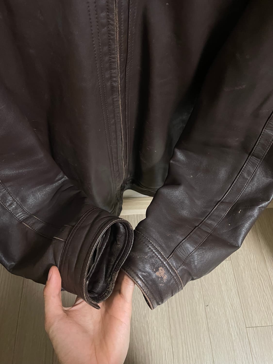 빈티지 양가죽자켓(xl) 상품이미지2
