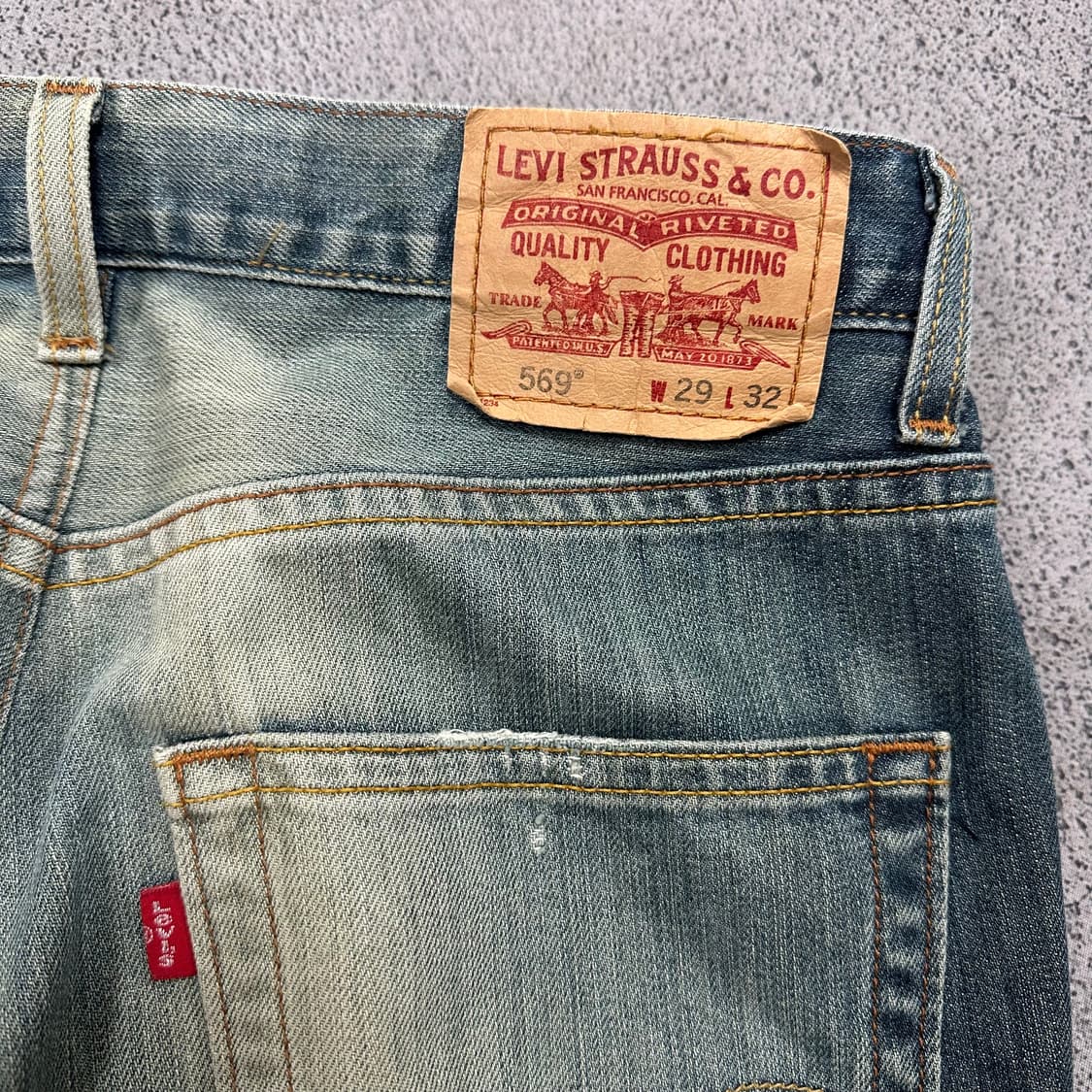 ✨ (바배) 리바이스 569 데님 팬츠 상품이미지3