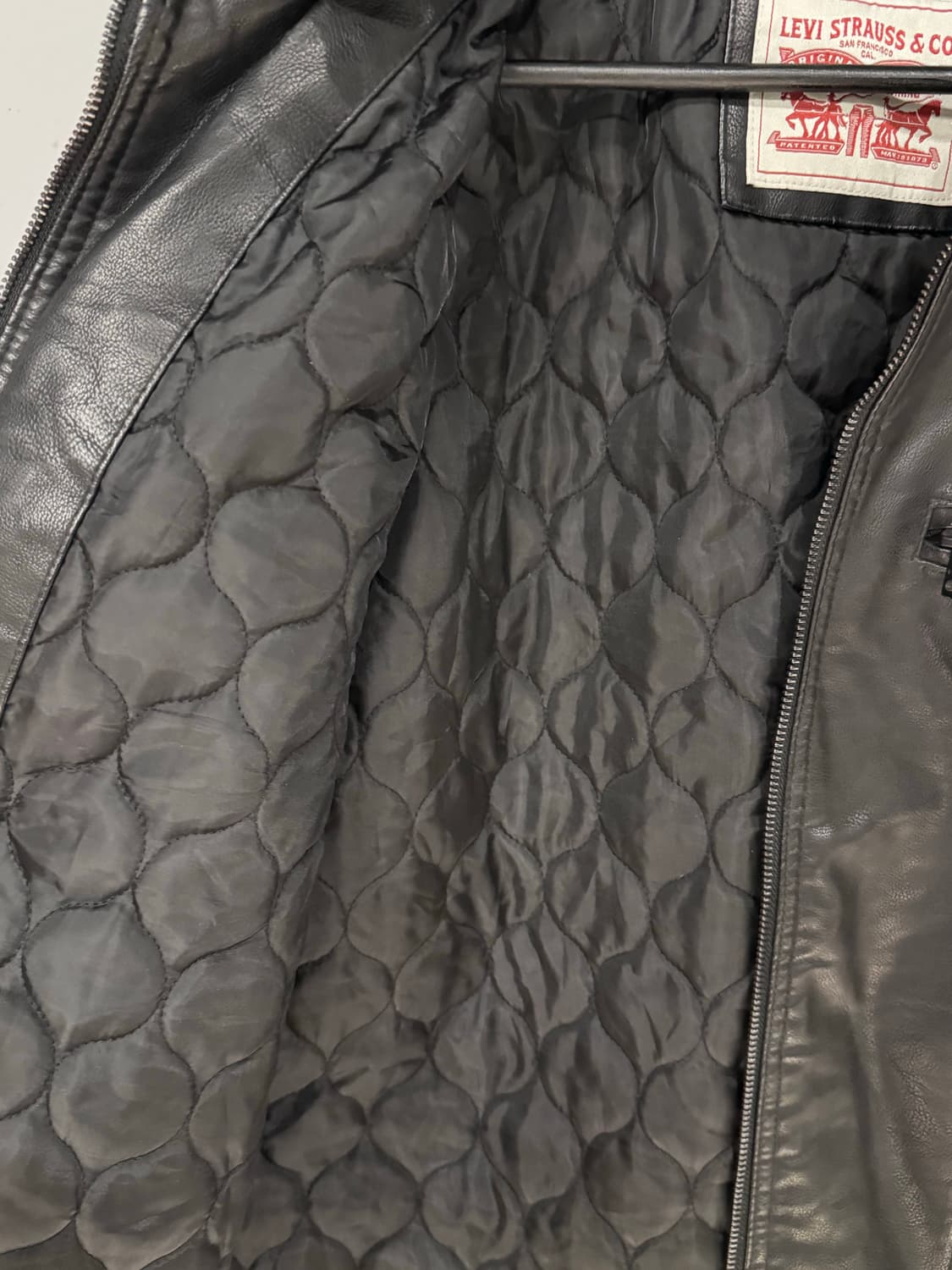 리바이스 후드 바이커 가죽자켓  상품이미지5