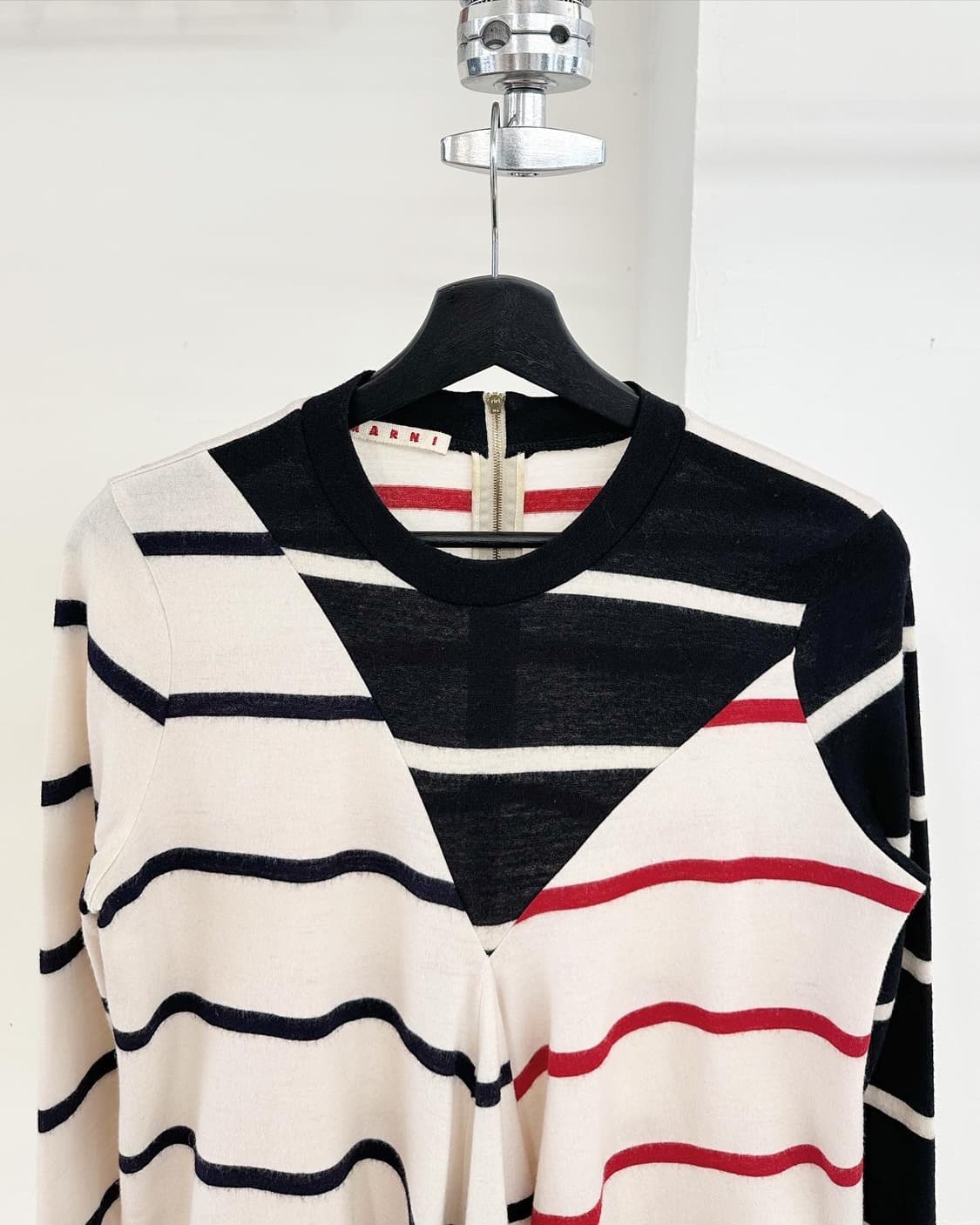 마르니 멀티컬러 스트라이프 백오픈 롱슬리브  상품이미지2