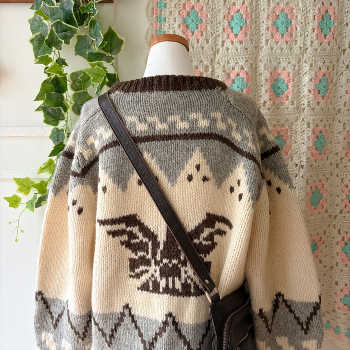 셀니빈티지 뮤트 노르딕 코위찬 니트 상품이미지7