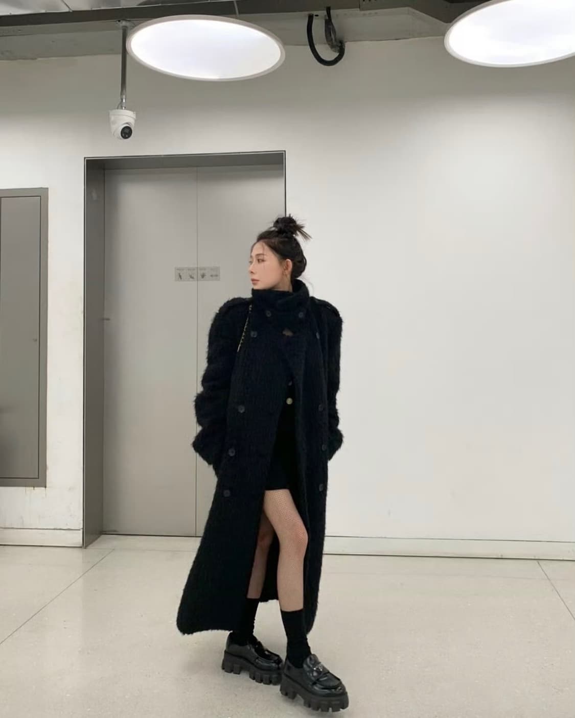 파리지앵바이브 오버핏 롱코트 퍼자켓 상품이미지4