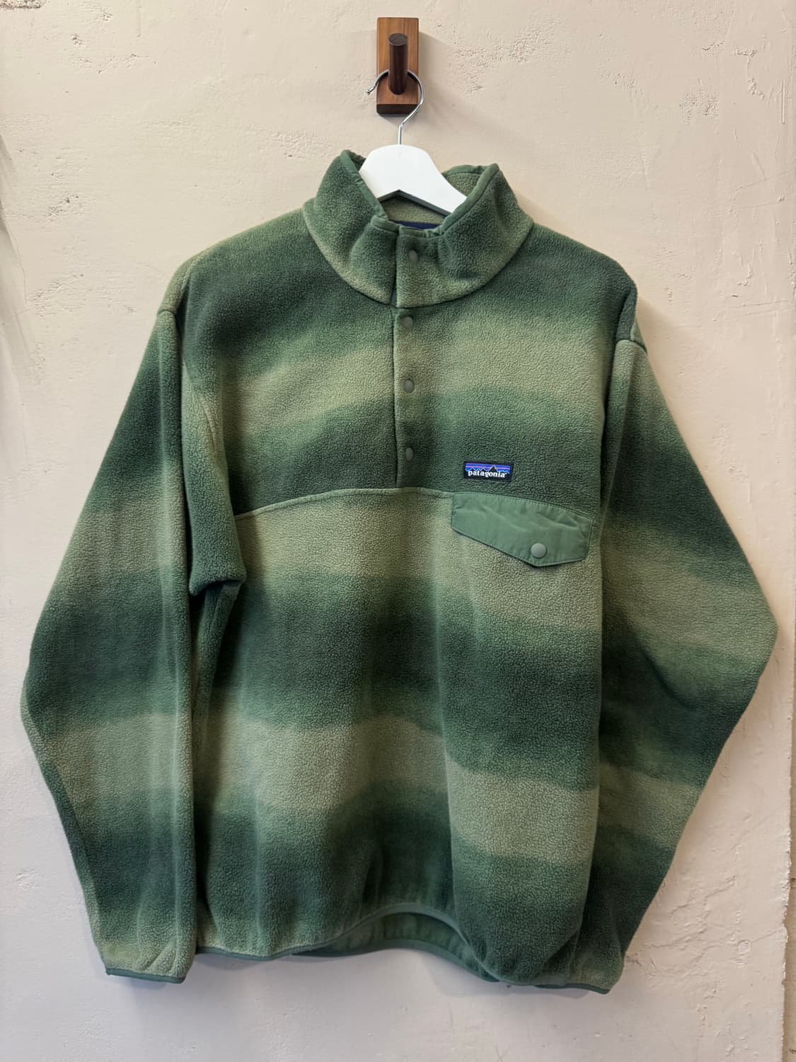 파타고니아 신칠라 패턴 그린 스트라이프 M 상품이미지1