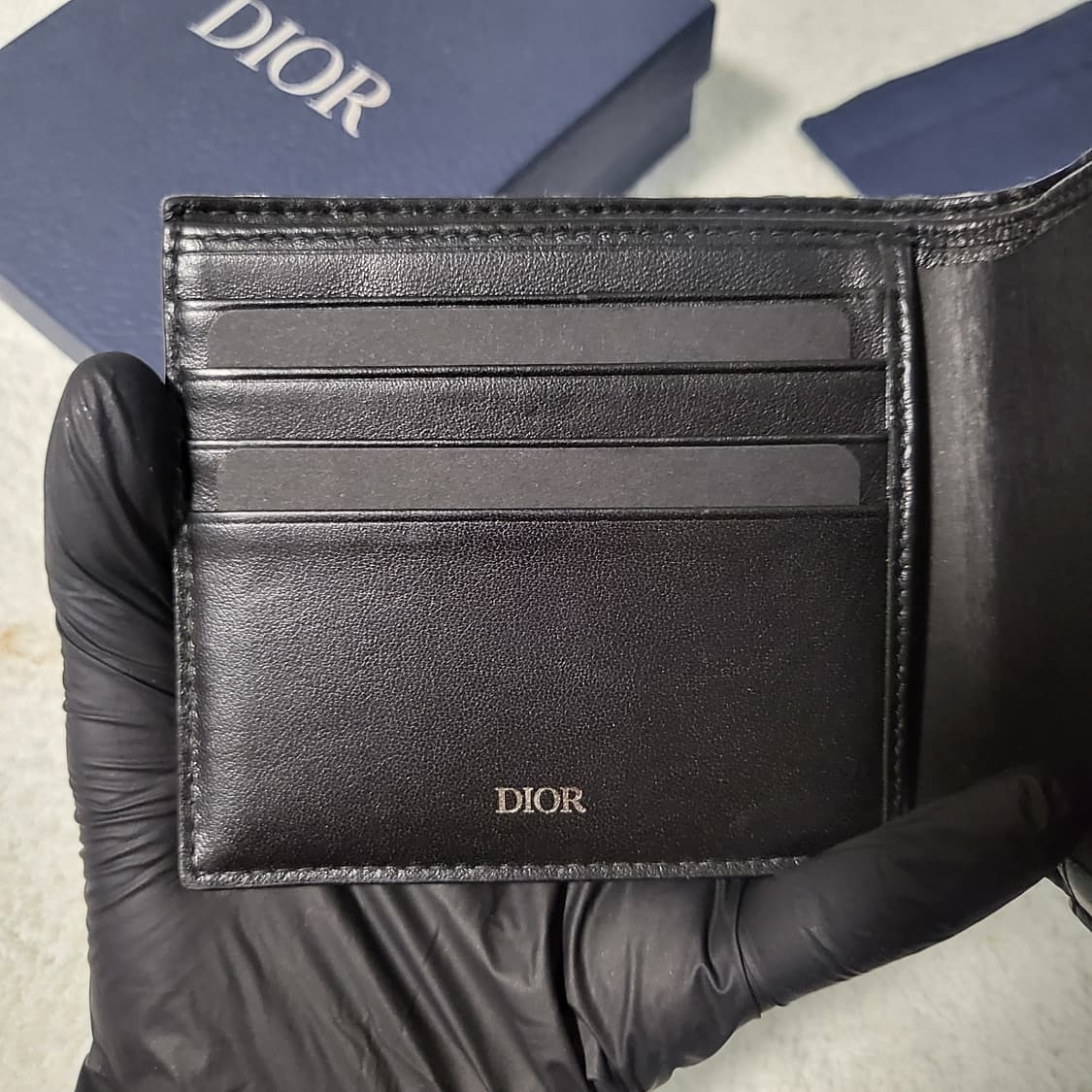 [풀구성] 디올 오블리크 자카드 반지갑 상품이미지4