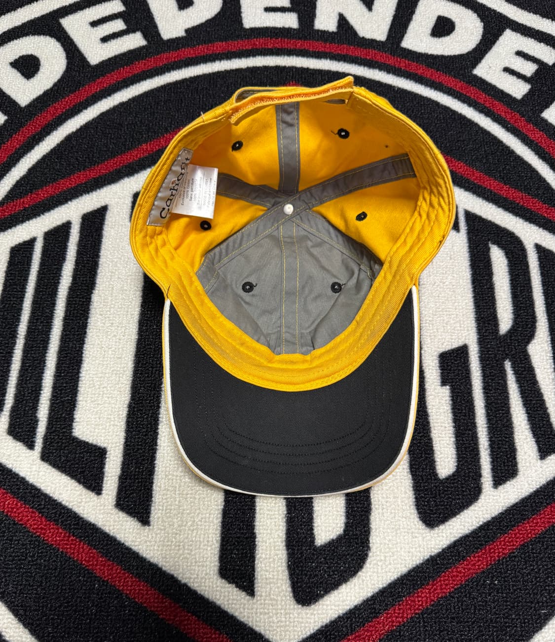 칼하트 벨크로 백 볼캡 옐로우 상품이미지5