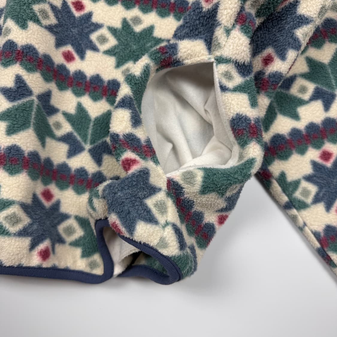 (105) 80s 엘엘빈 아즈텍 플리스 풀오버 상품이미지7