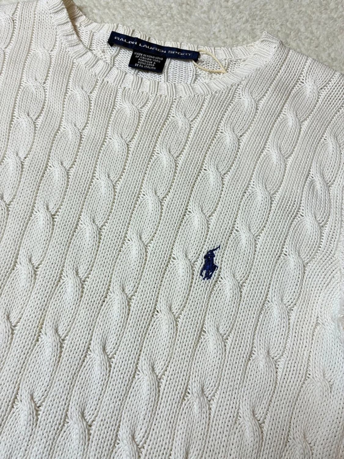폴로 랄프로렌 00's 코튼 꽈배기 니트 PN6348 상품이미지3