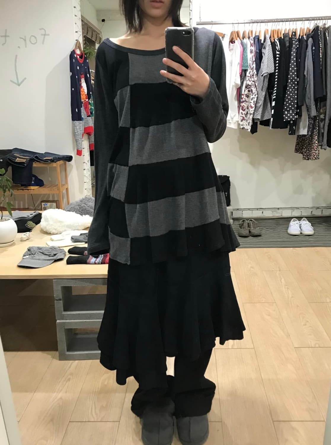 Comme des garcons frill midi skirt 상품이미지3