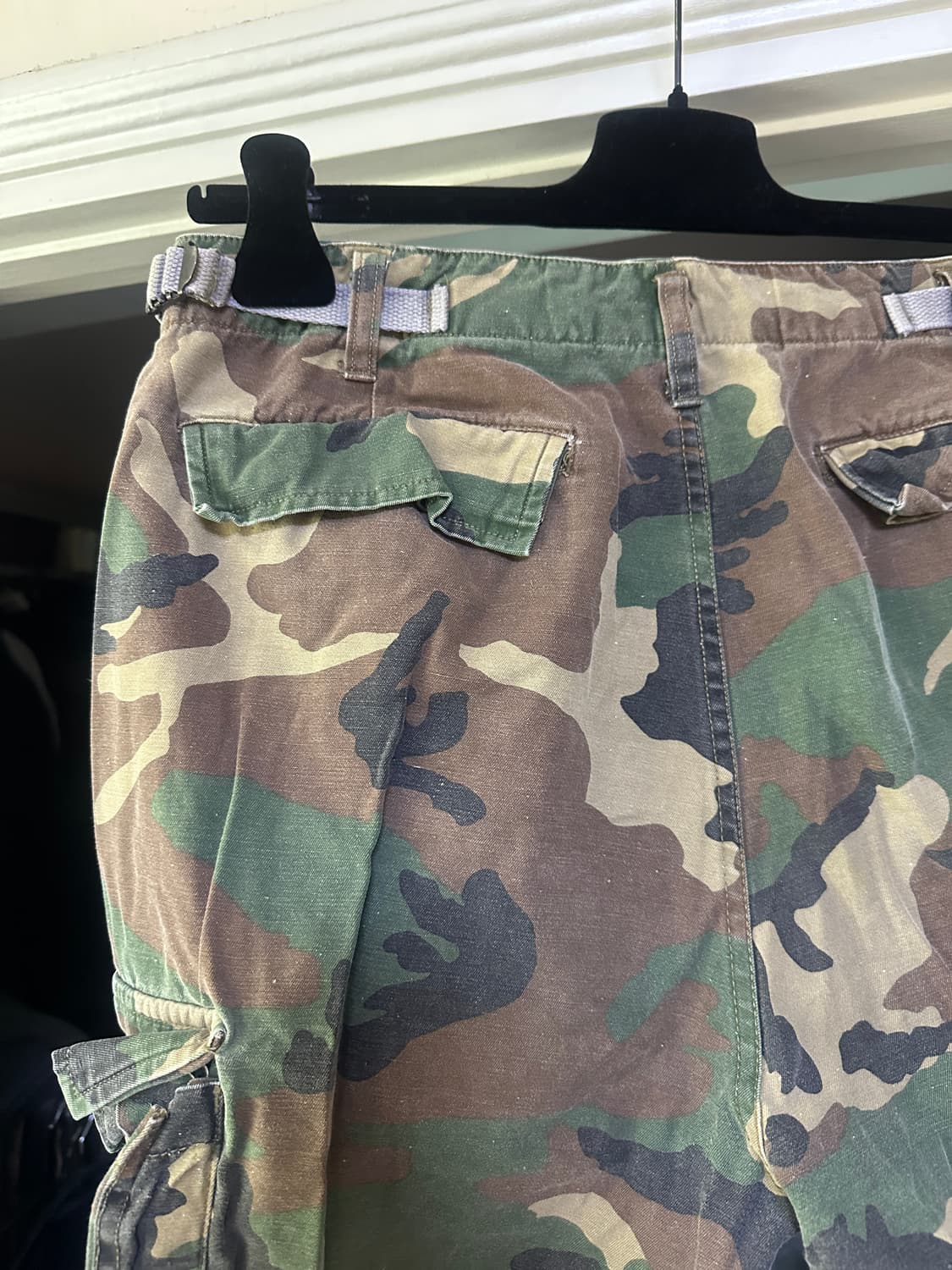 [L] 빈티지 밀리터리 카모 카고 팬츠 상품이미지4