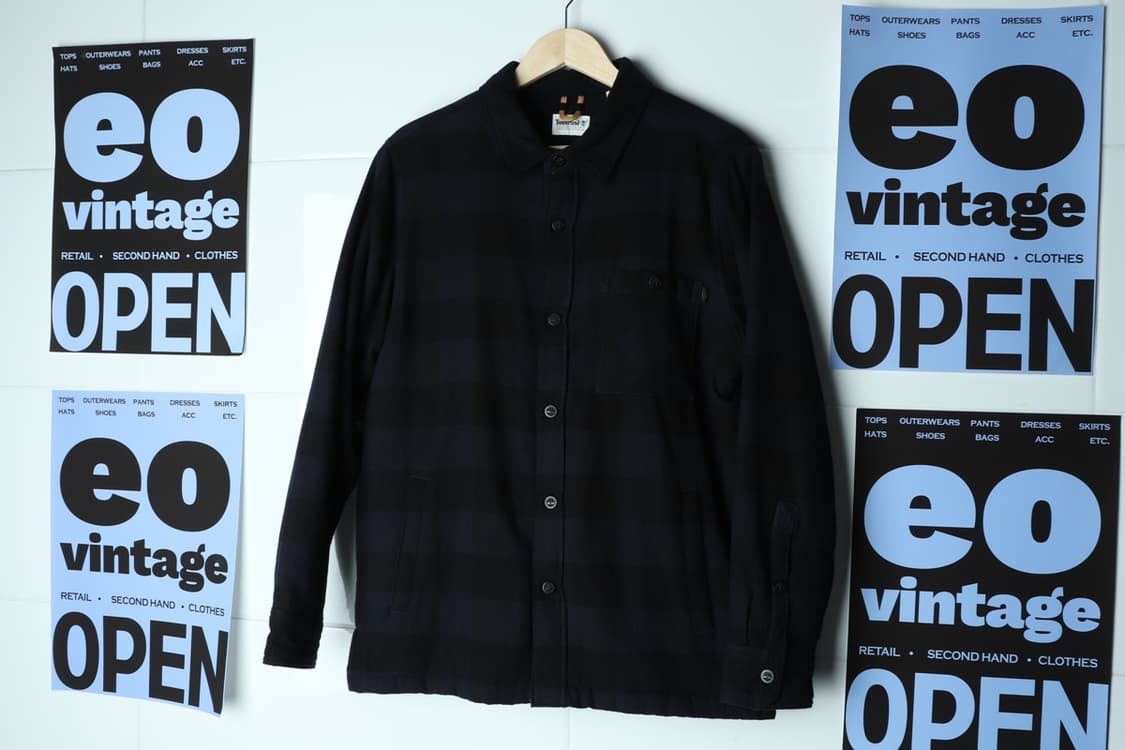 (L-XL) 팀버랜드 집업 바람막이 점퍼자켓 아메카지 체크-H33286 상품이미지2