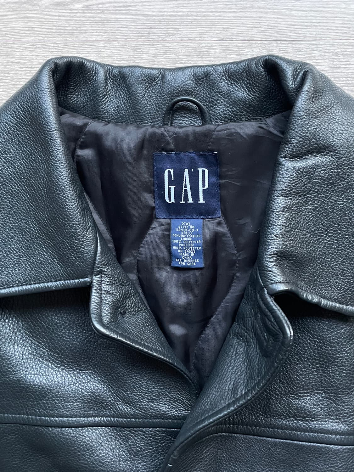 90s 올드갭 레더 카코트 gap carcoat 상품이미지3