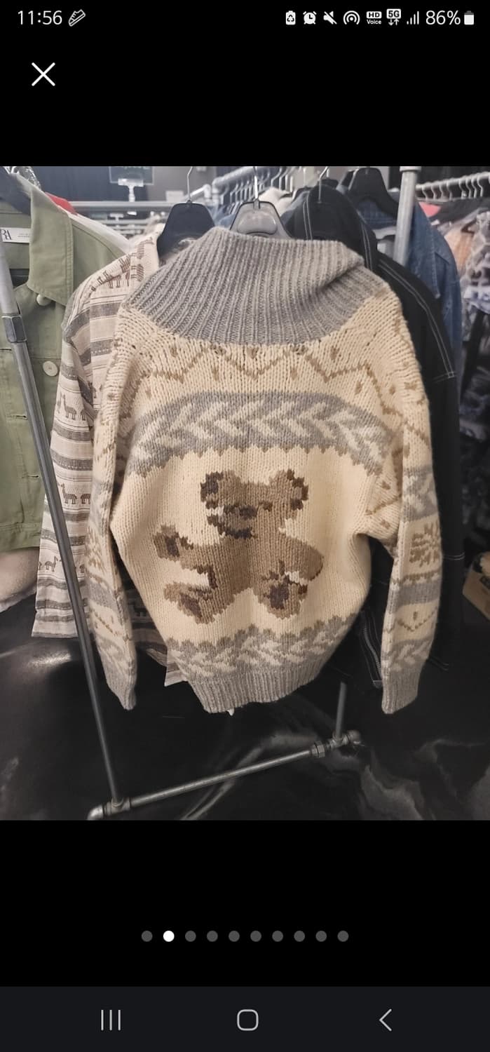 곰돌이 코위챤 Tabloid 타블로이드 니트 상품이미지1