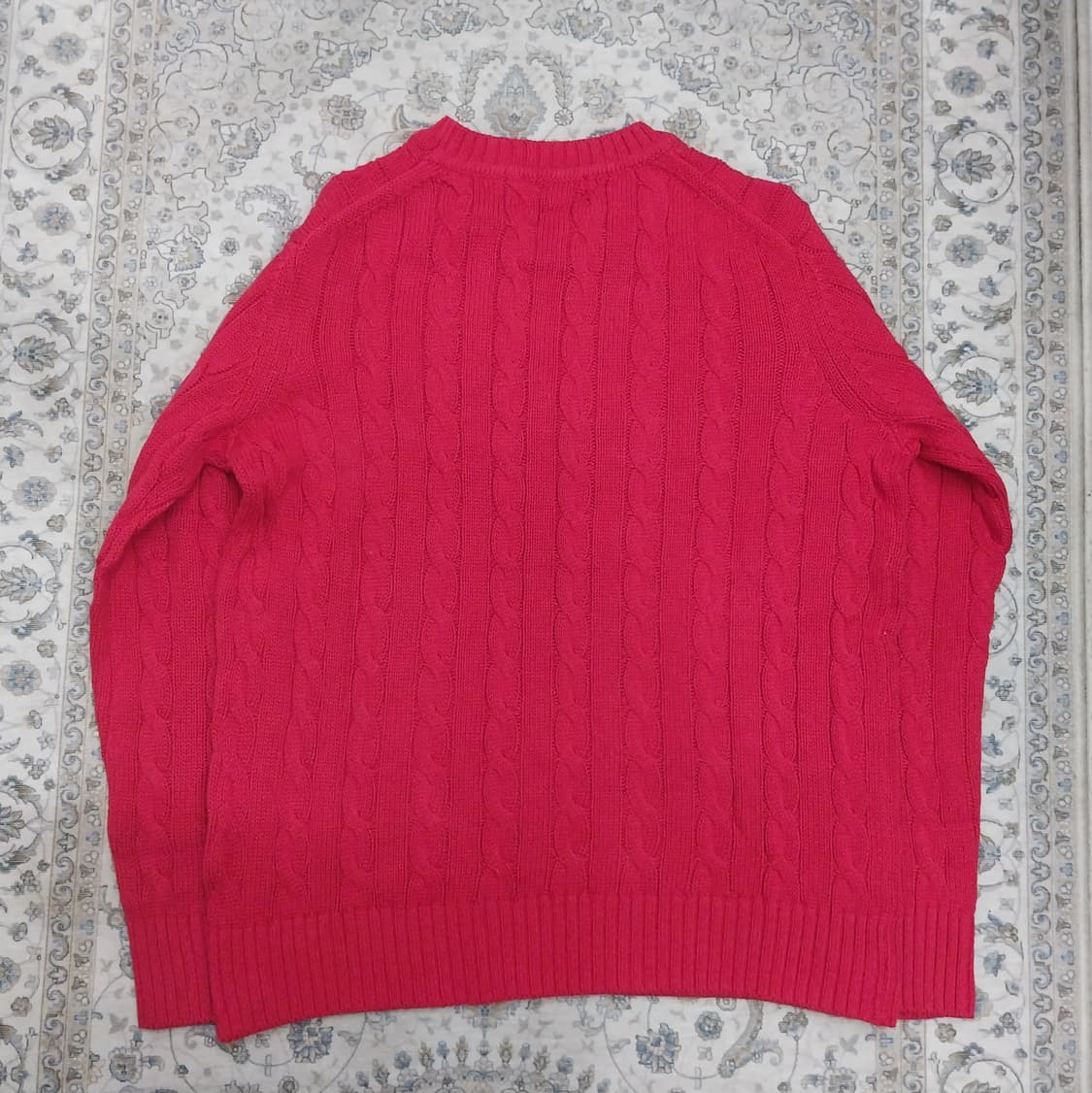 (새상품) Nautica 빨간색 꽈배기 니트 95 상품이미지2