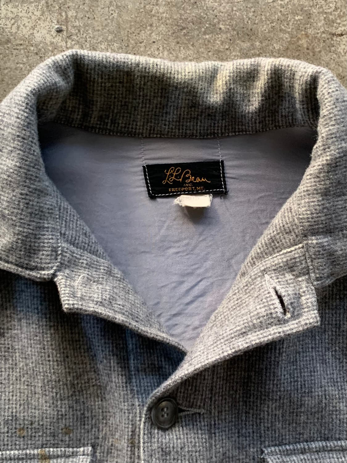 50s 엘엘빈 울 아웃팅 셔츠 상품이미지7