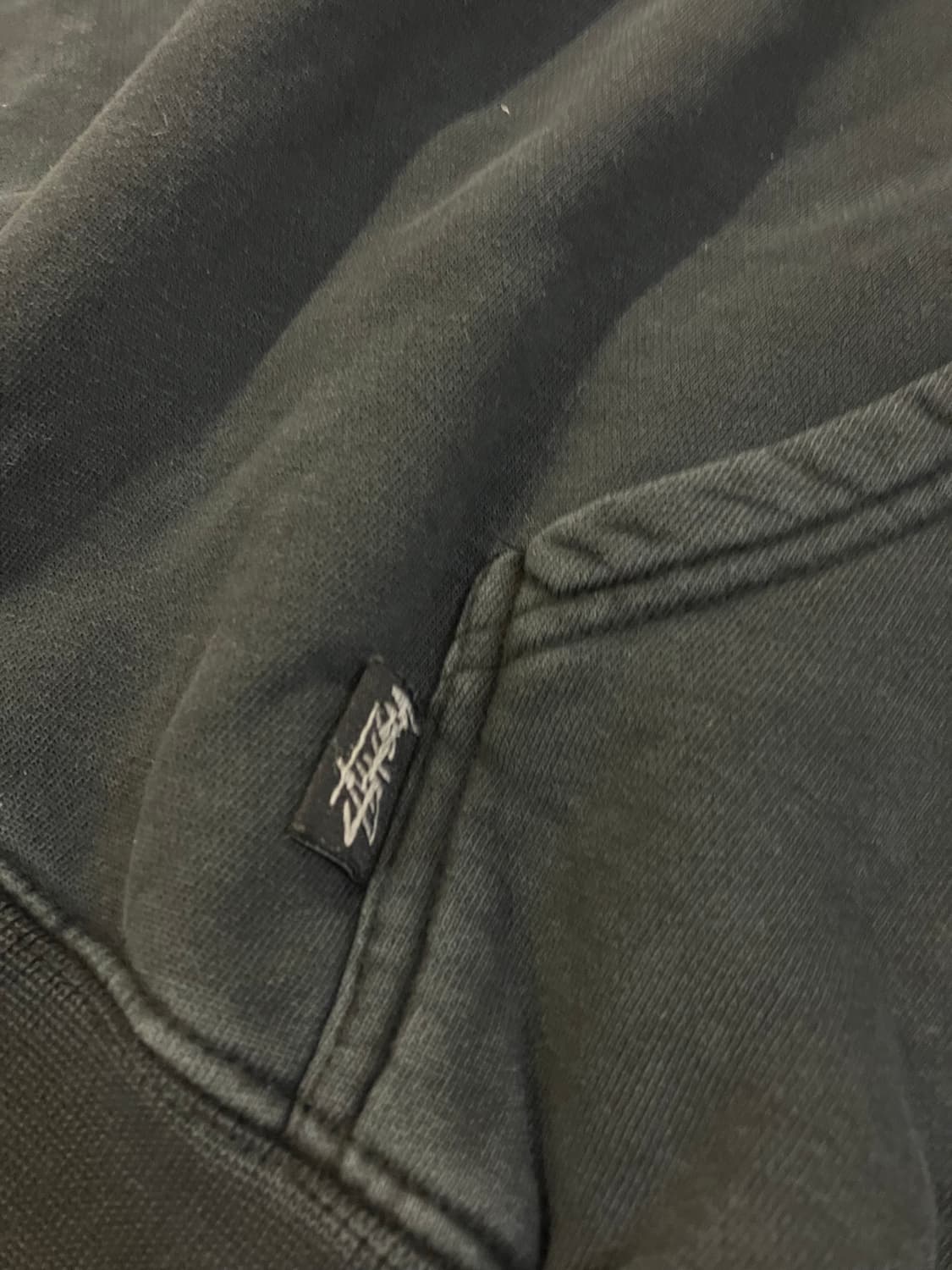 스투시 8볼 피그먼트 후드티 블랙핑크 상품이미지4