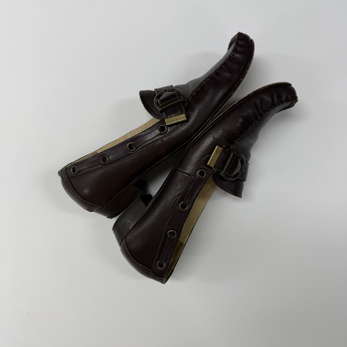 Katharine Hamnett buckle moc loafers 상품이미지5