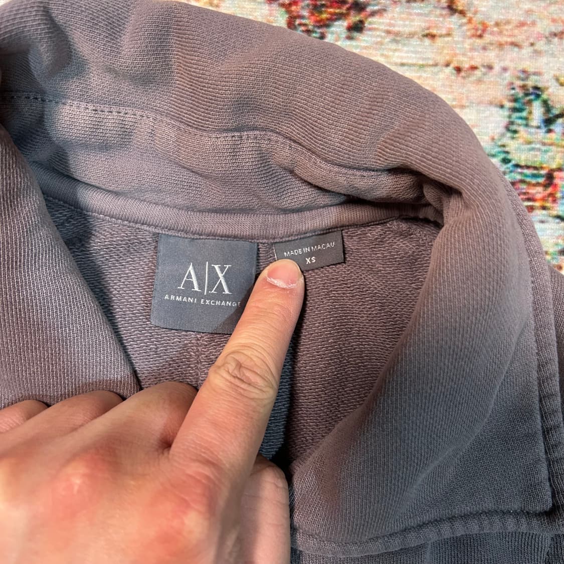 [S] 아르마니 익스체인지 사선 지퍼 집업 상품이미지4