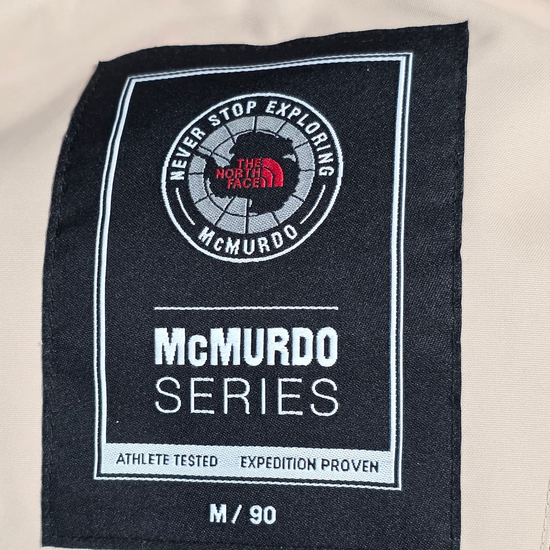 0731 [THE NORTH FACE] 맥머도 시리즈 베이지 롱패딩 90 상품이미지8