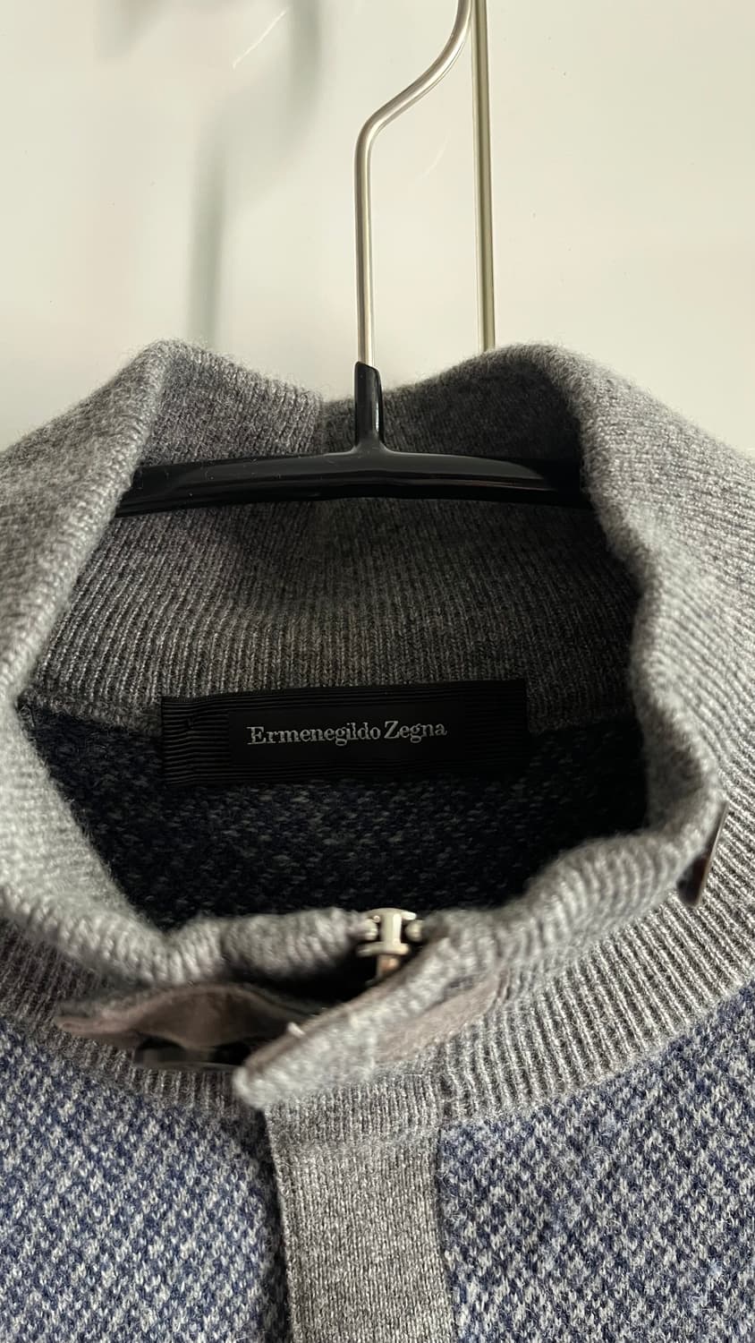 에르메네질도 제냐 캐시미어 니트 집업 상품이미지4