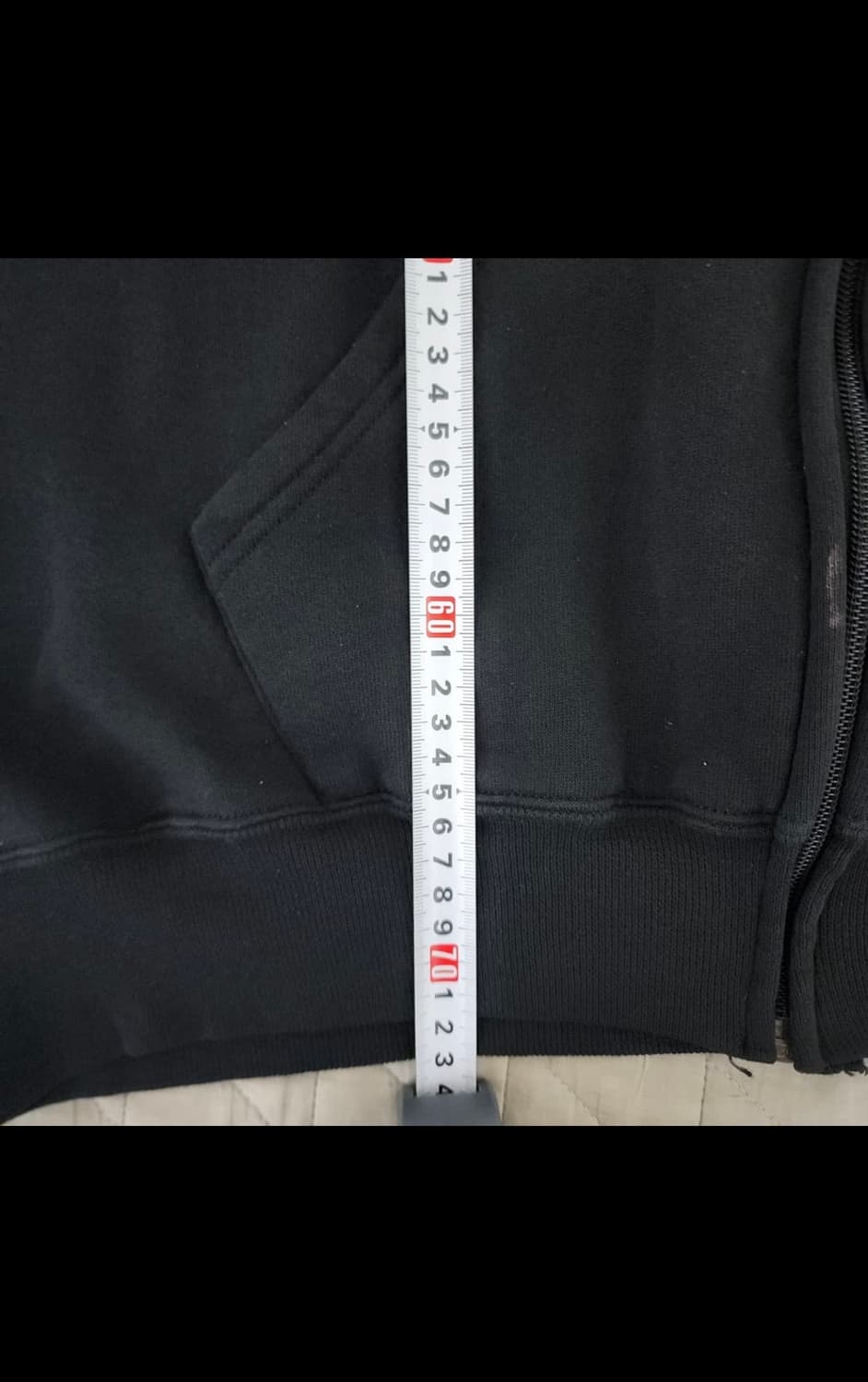 [XL] 90s 러셀 애슬레틱 빈티지 후드집업 블랙 ver. 블리칭 상품이미지7