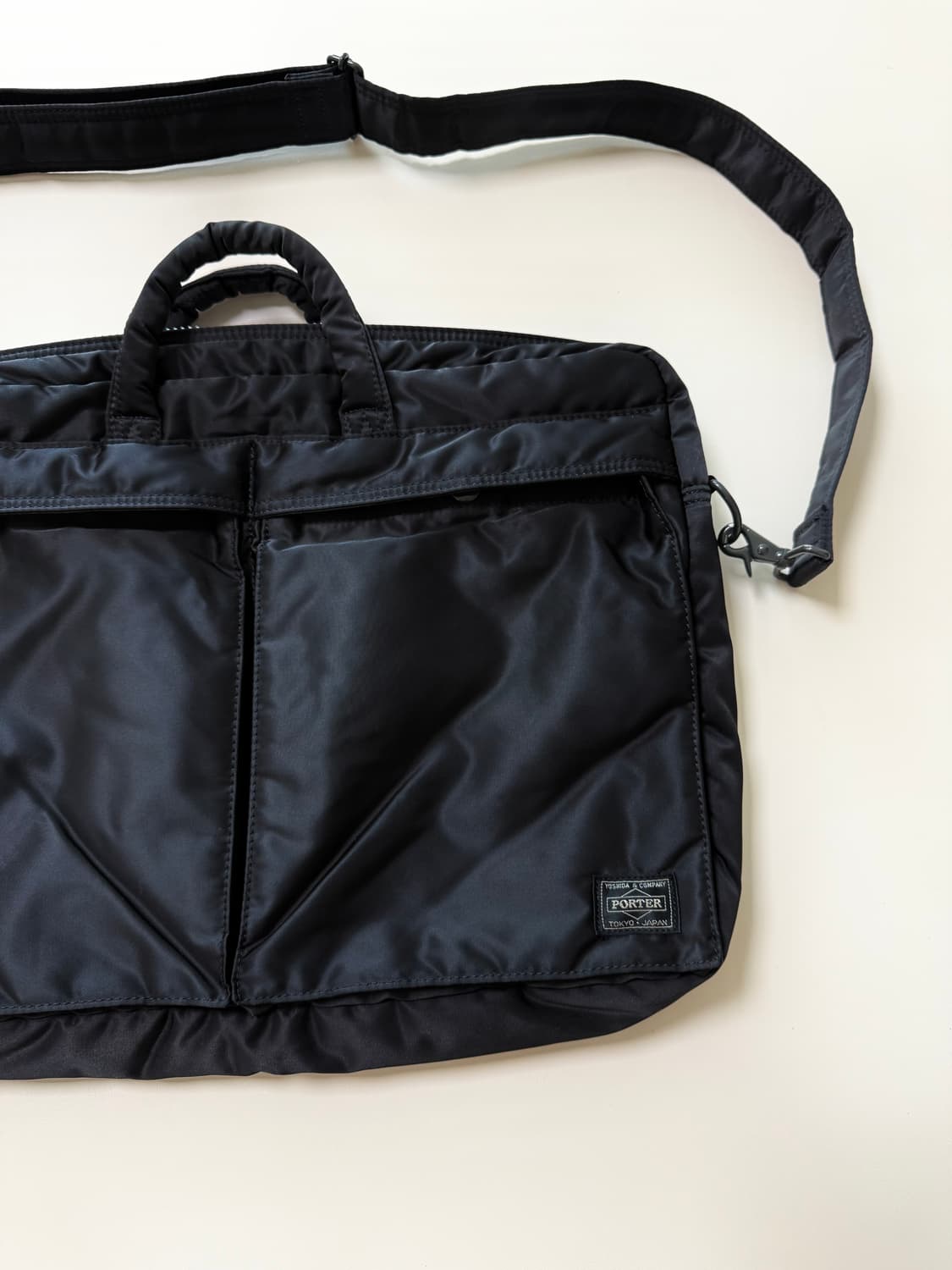 (미사용급) 신형 PORTER 포터 탱커 2way 브리프케이스 블랙 상품이미지3