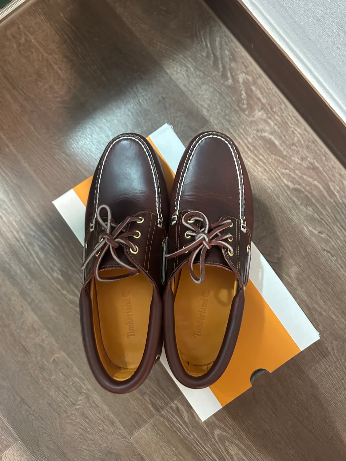 팀버랜드 보트슈즈 3아이 버건디 280 상품이미지1