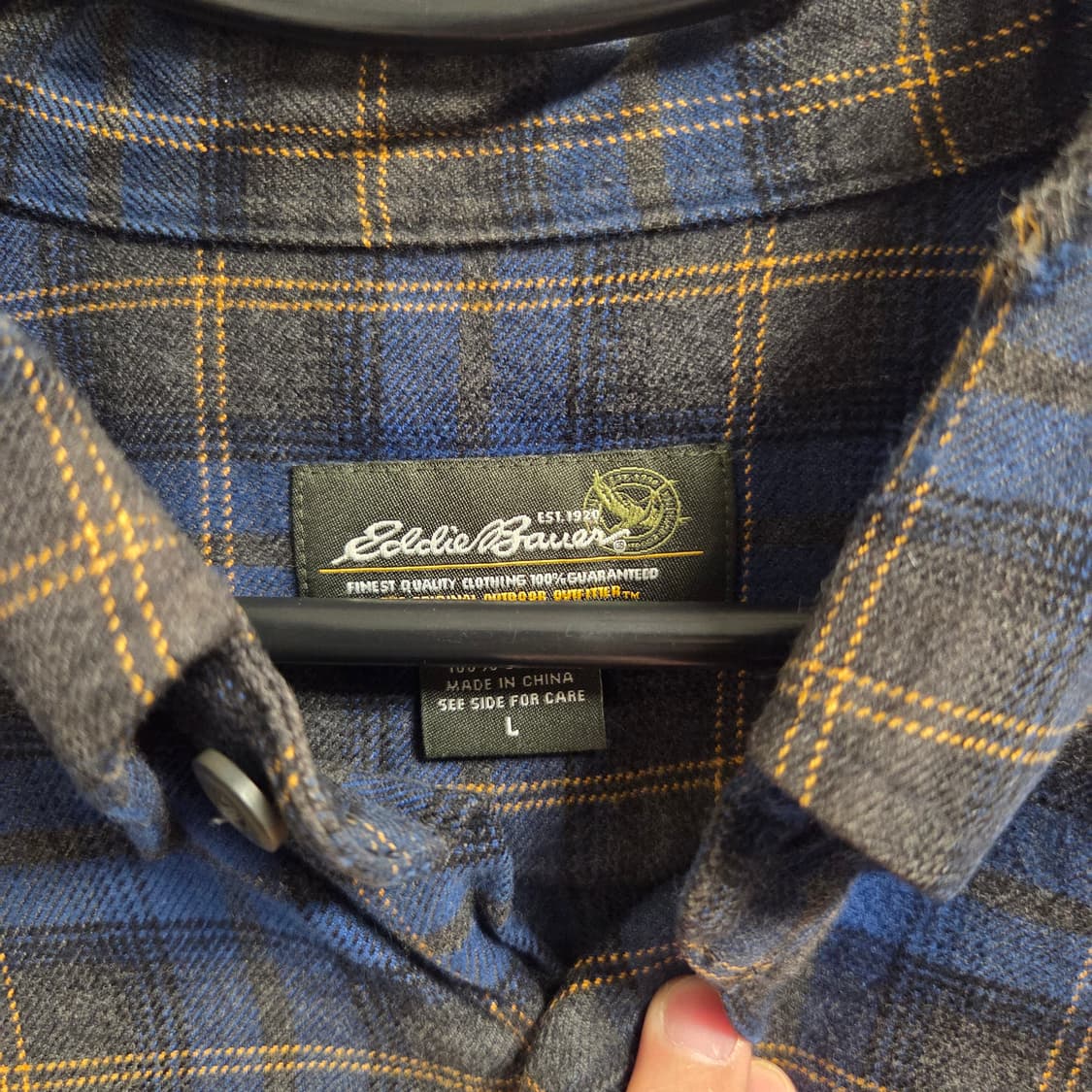 에디바우어 플란넬 체크 셔츠 XL-2XL(105-110) 상품이미지3