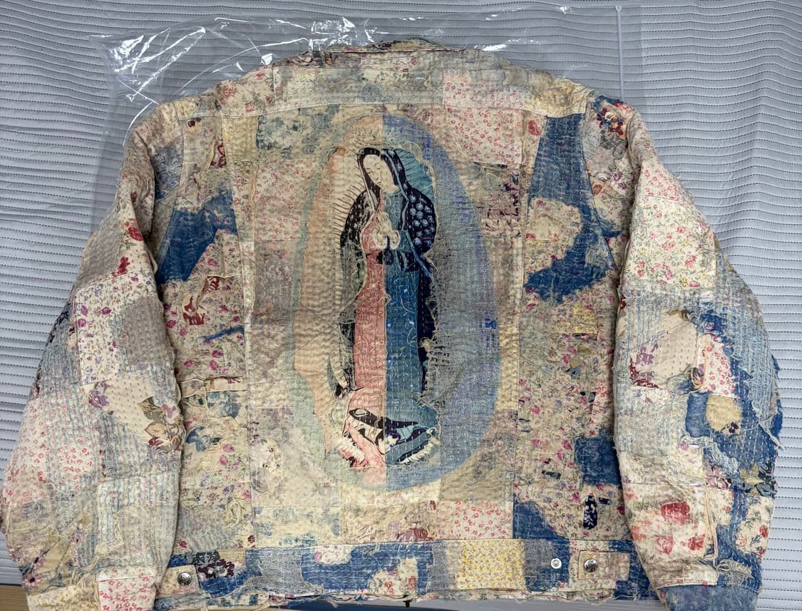 캐피탈 오사카 익스클루시브 보로 집업 베이지 판매합니다 상품이미지5