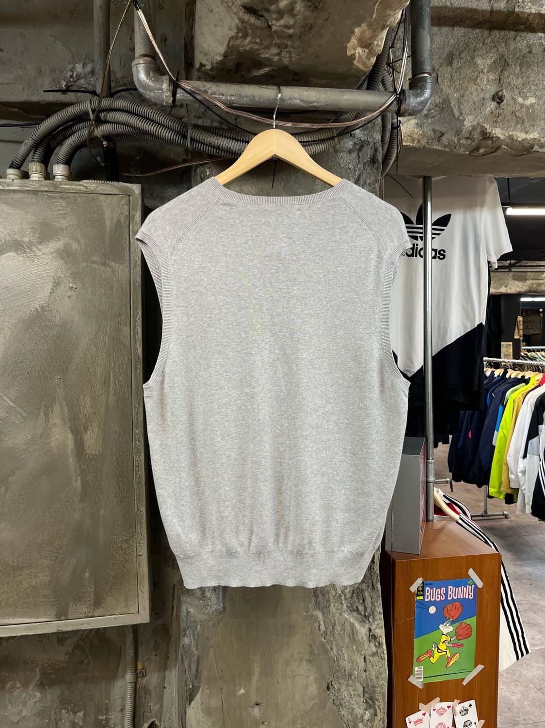 폴로 랄프로렌 니트 베스트 연그레이 M #csz2541 상품이미지2