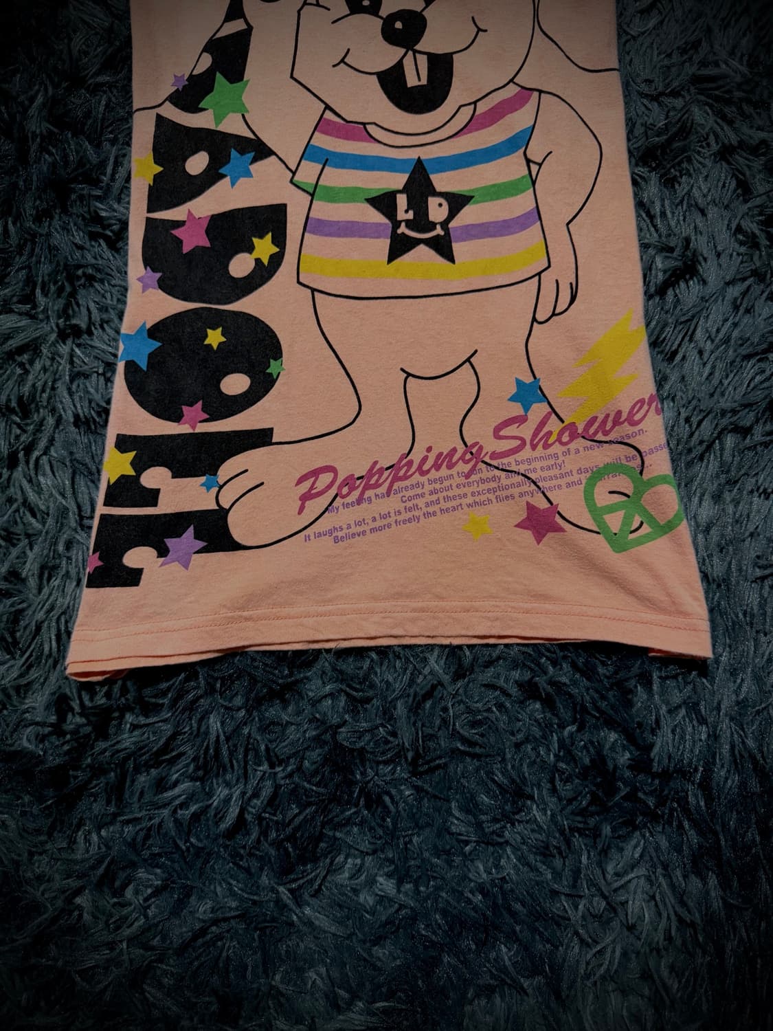 BABY DOLL 키치 버니 프린팅 스타 올오버 반팔 티셔츠 상품이미지4