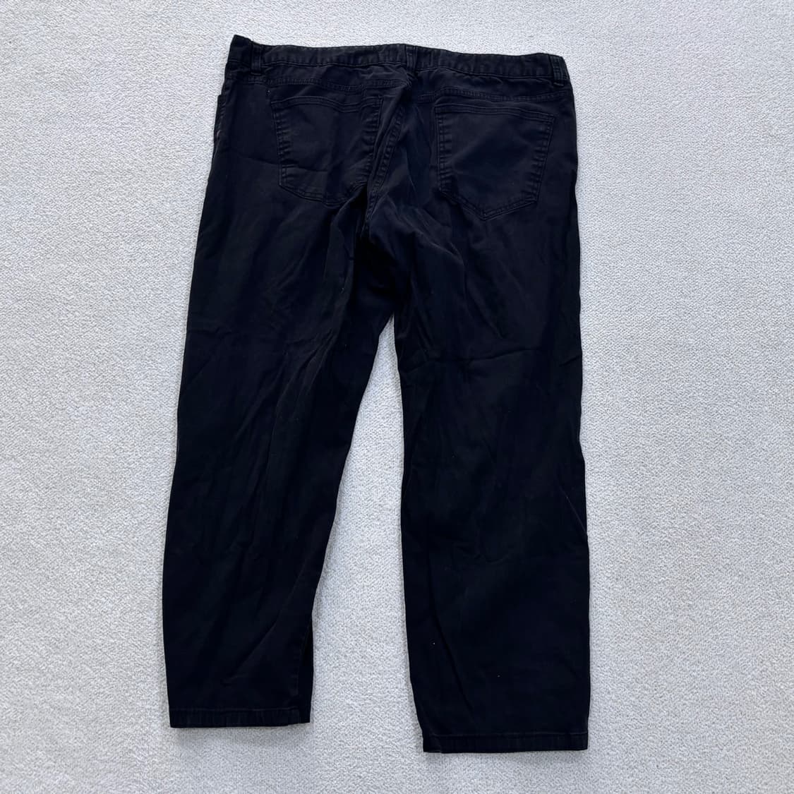 42 빈티지 남성 블랙 데님 팬츠 0429E 상품이미지2