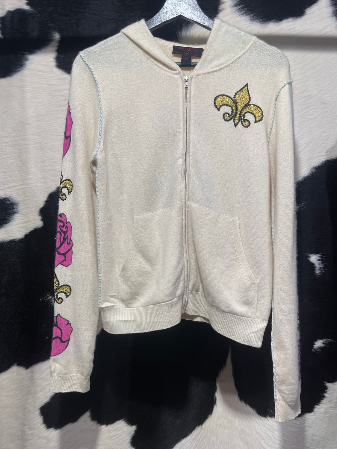 Raw 7 cashmere 100% 트위티 후드집업 상품이미지2