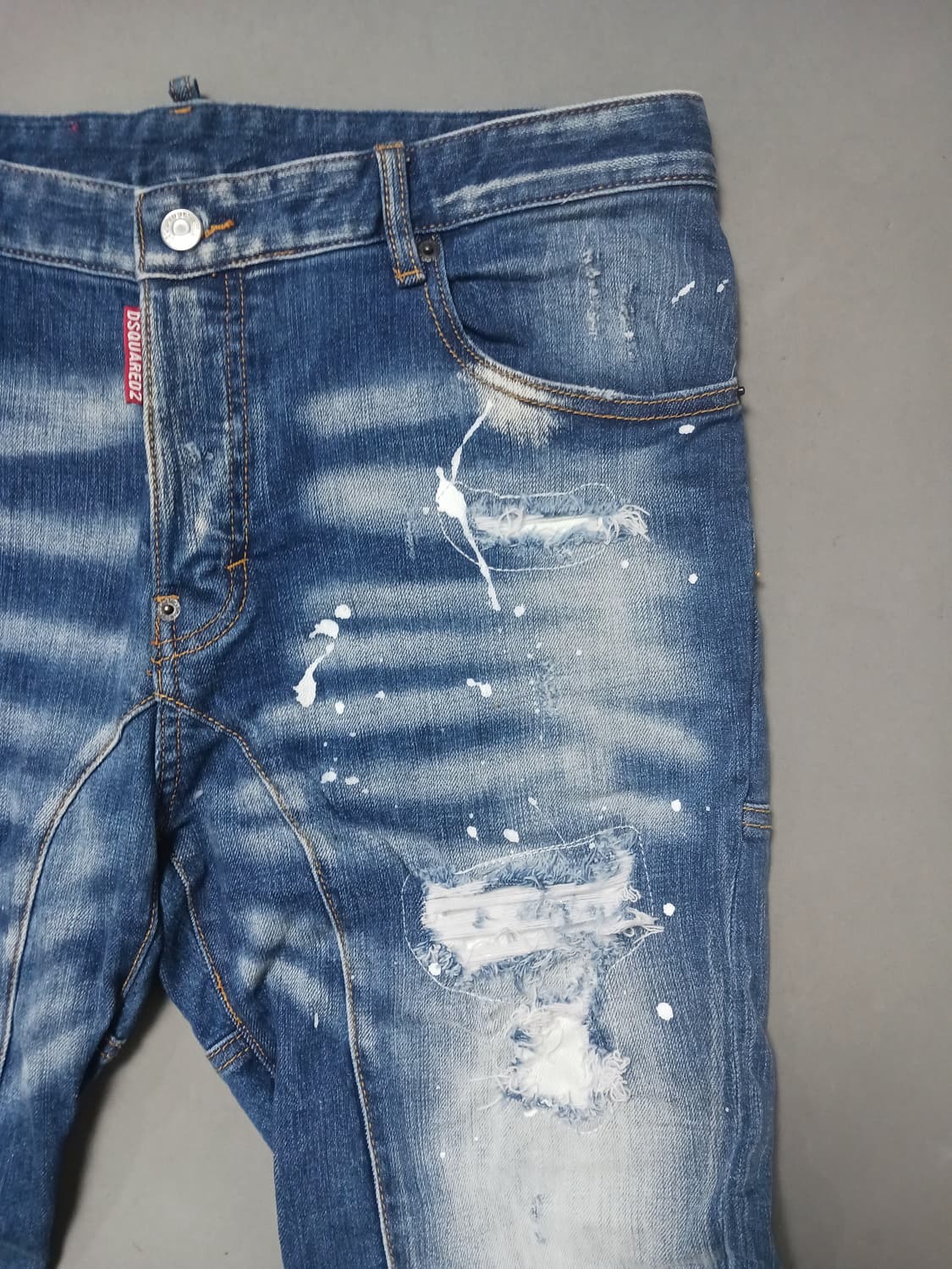 [50] 디스퀘어드2 아이콘패치 타이디바이커진 청바지 34 35 상품이미지4