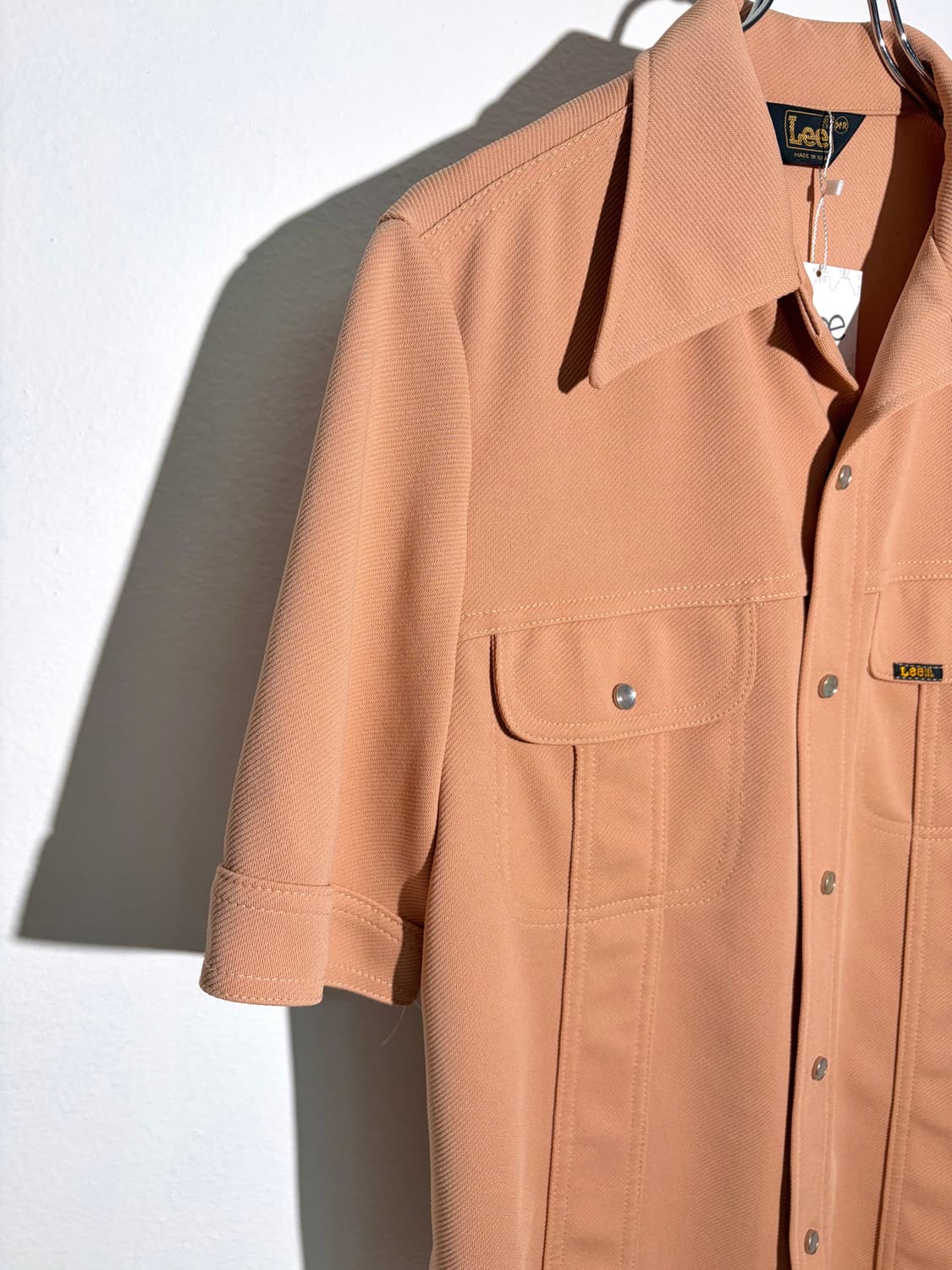 70s Lee 폴리 반팔 셔츠 상품이미지3