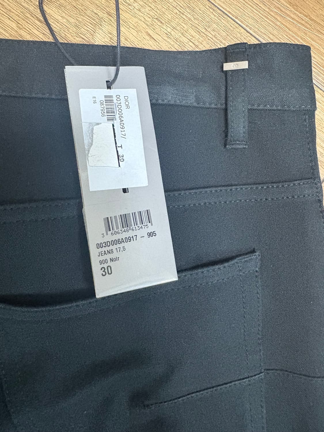 디올옴므 슈퍼슬렌더 블랙진 상품이미지4