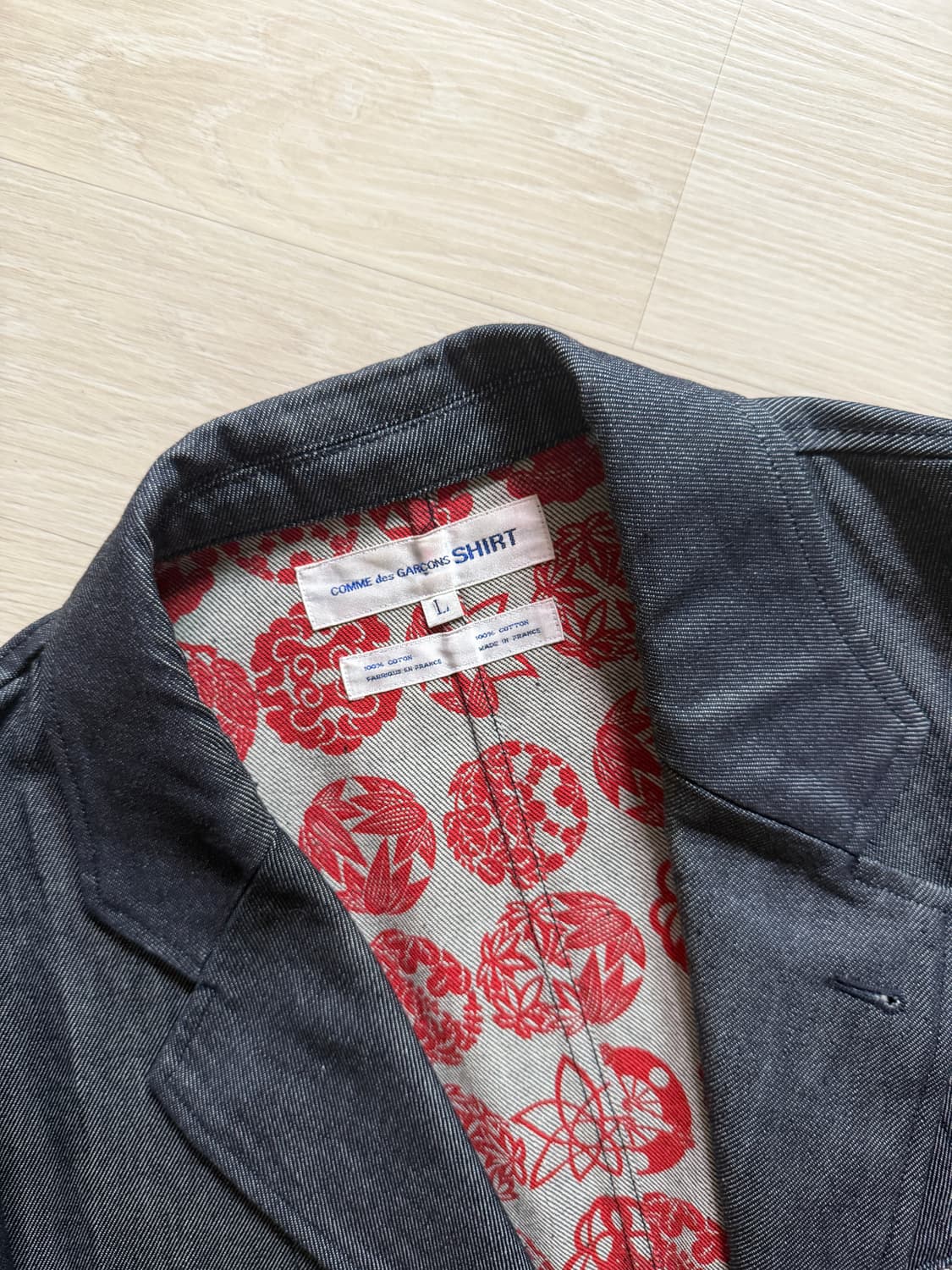 Comme des garcons shirt 파더핏 자켓 L 상품이미지1