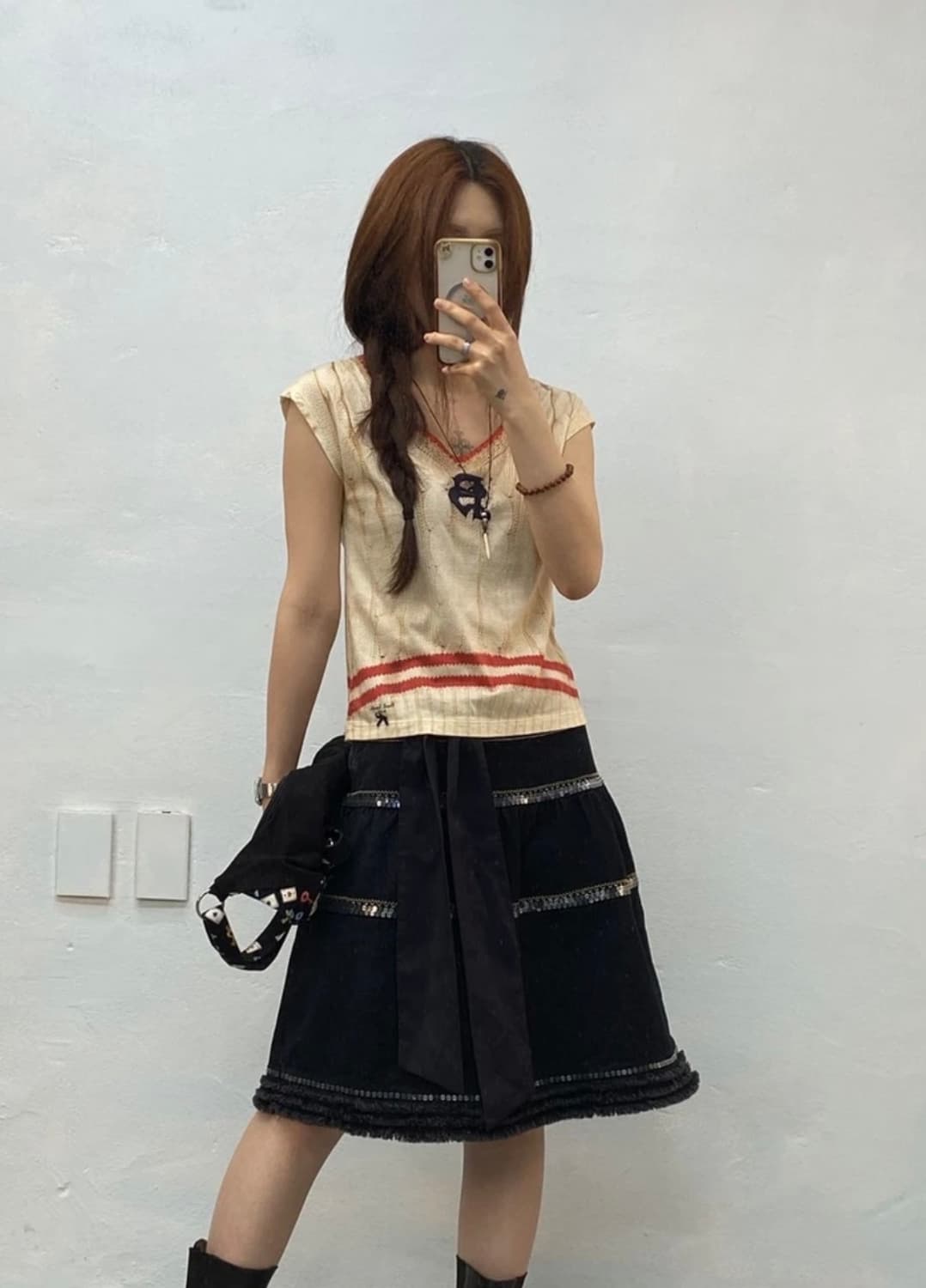 [2685]Paul smith knit print top 상품이미지2